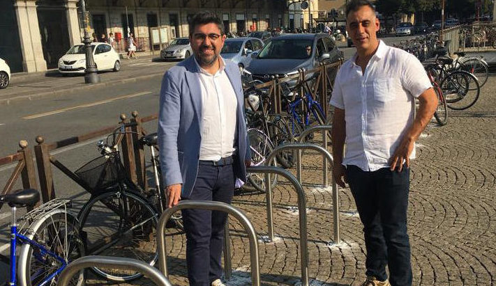 Novara: al via la posa di 108 nuovi stalli per le biciclette
