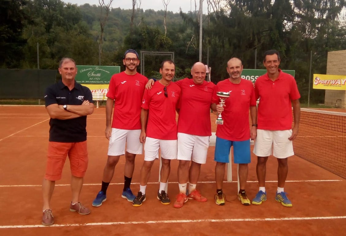 Il Tennis Verbania vince contro Torino