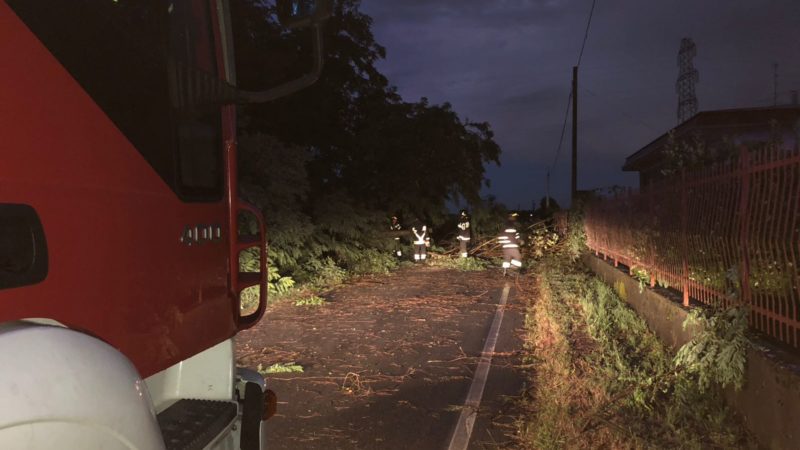 Violento nubifragio in Valsesia