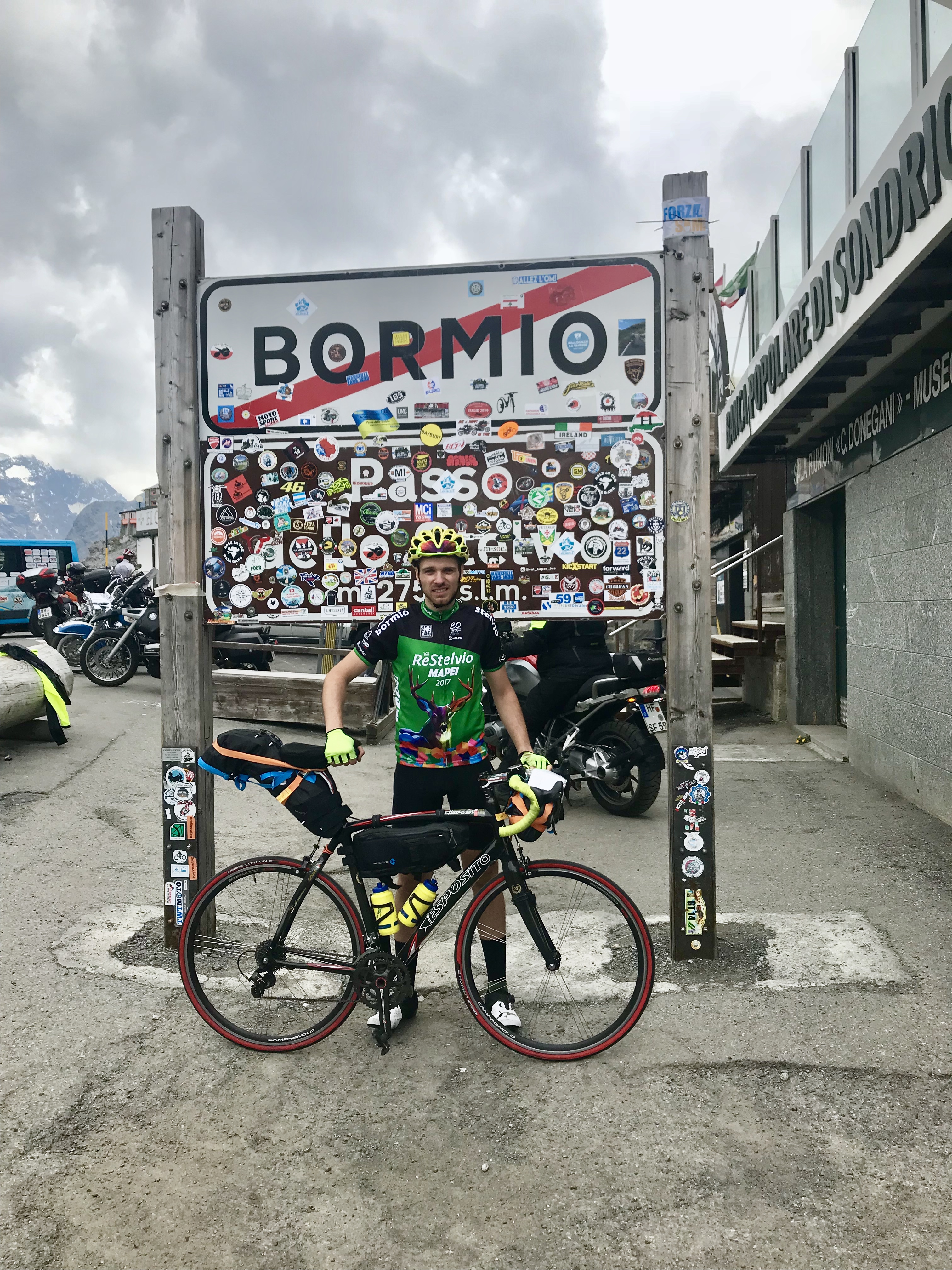 Il “piccolo giro d’Italia” di Claudio Picozzi da Briga Novarese.