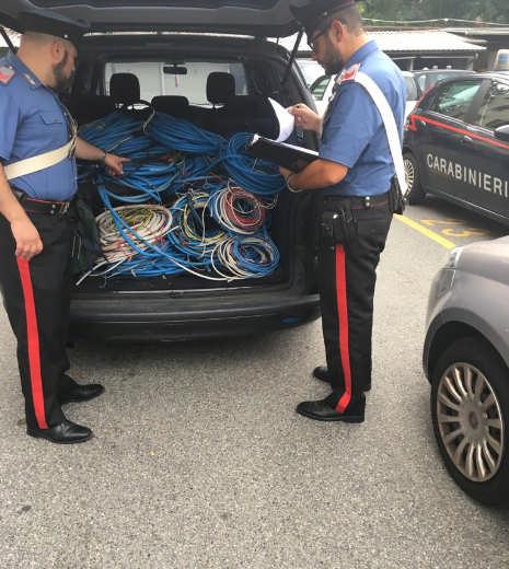 Galliate: sorpresi a rubare oltre 250 kg di rame, tre in manette