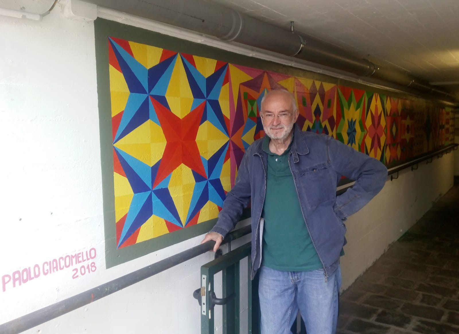 All’Auxologico di Piancavallo si inaugura un murale di Paolo Giacomello