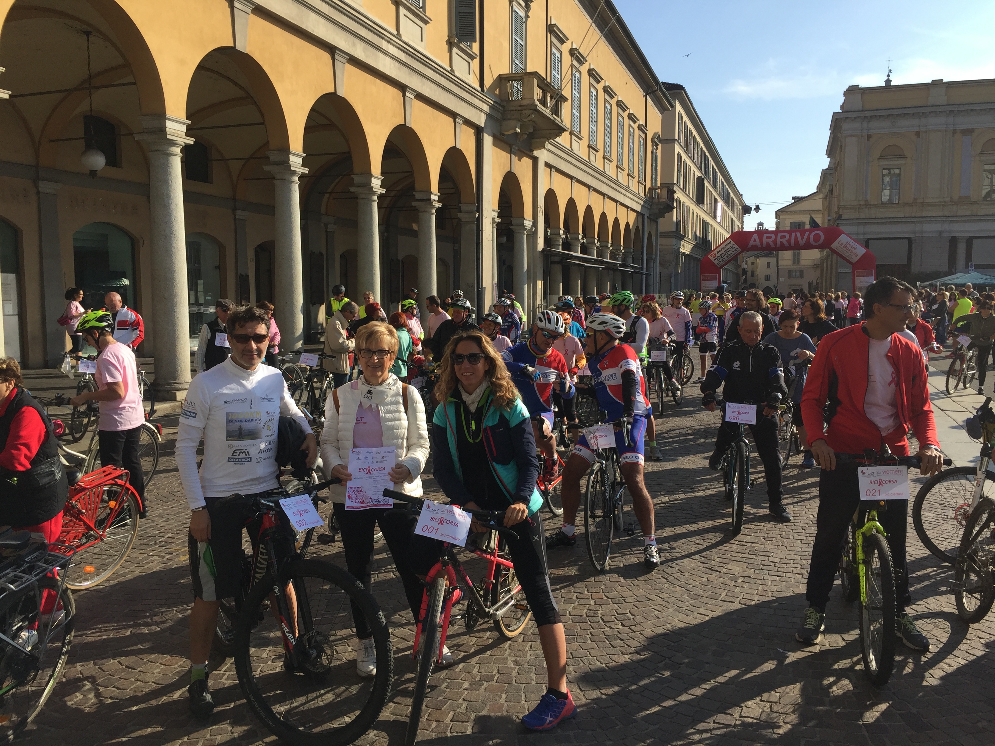 Tanta partecipazione a “Bici in corsa” promossa da Lilt Novara Onlus