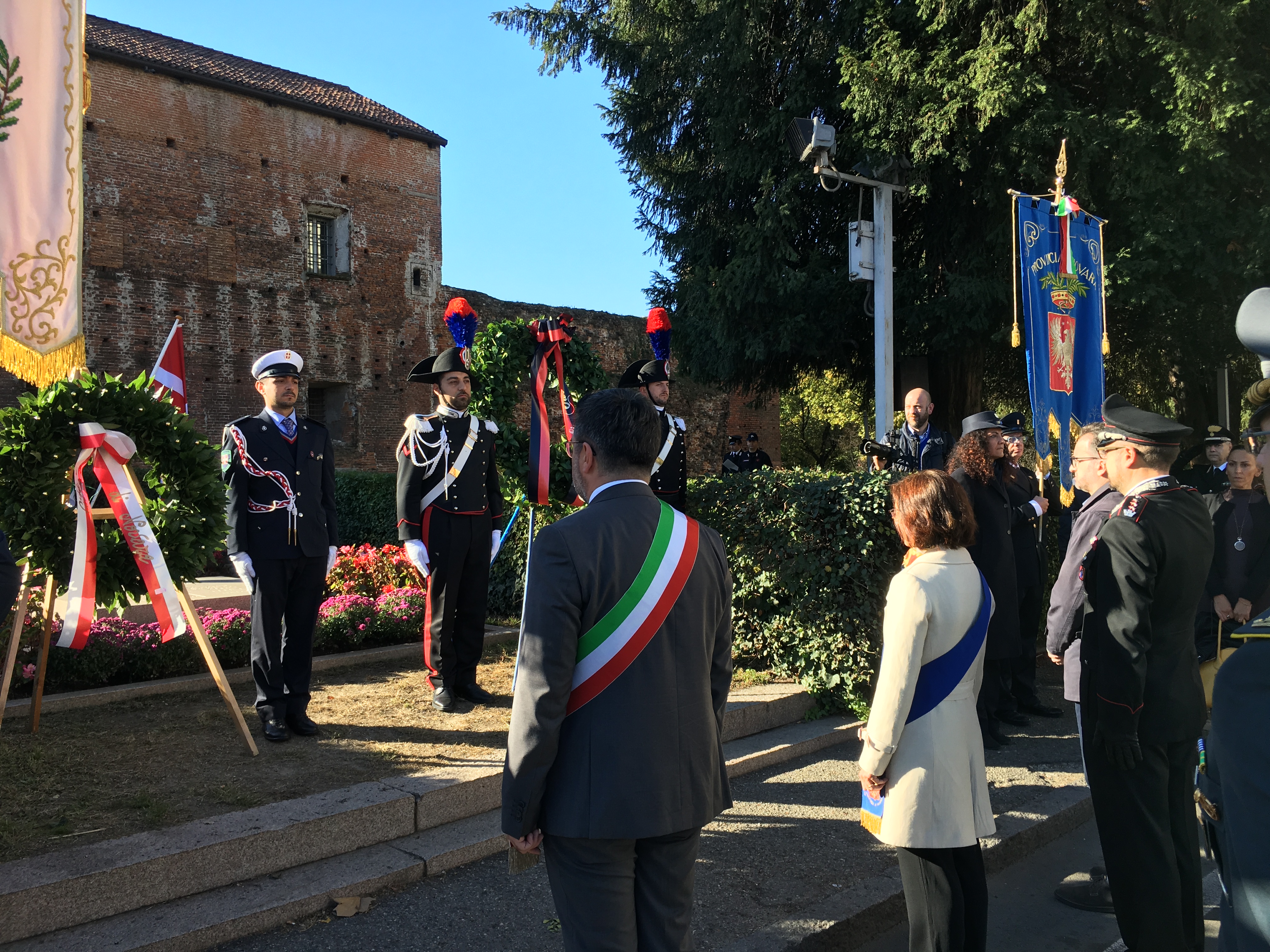 Novara: la commemorazione dei Trucidati di piazza Martiri e piazza Cavour (foto gallery)