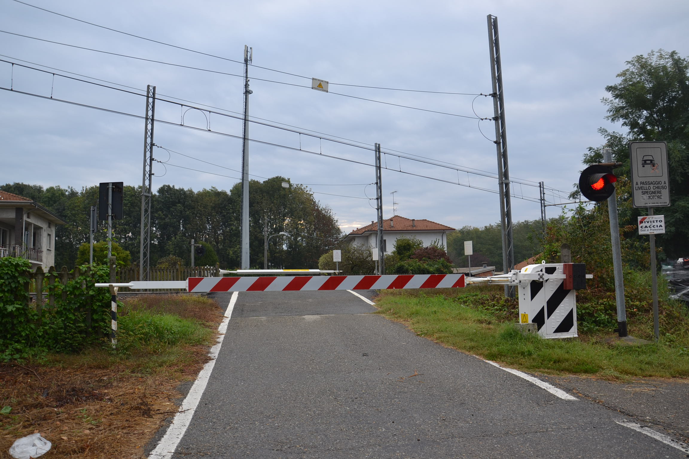 Chiusura passaggi a livello per lavori sulla rete ferroviaria
