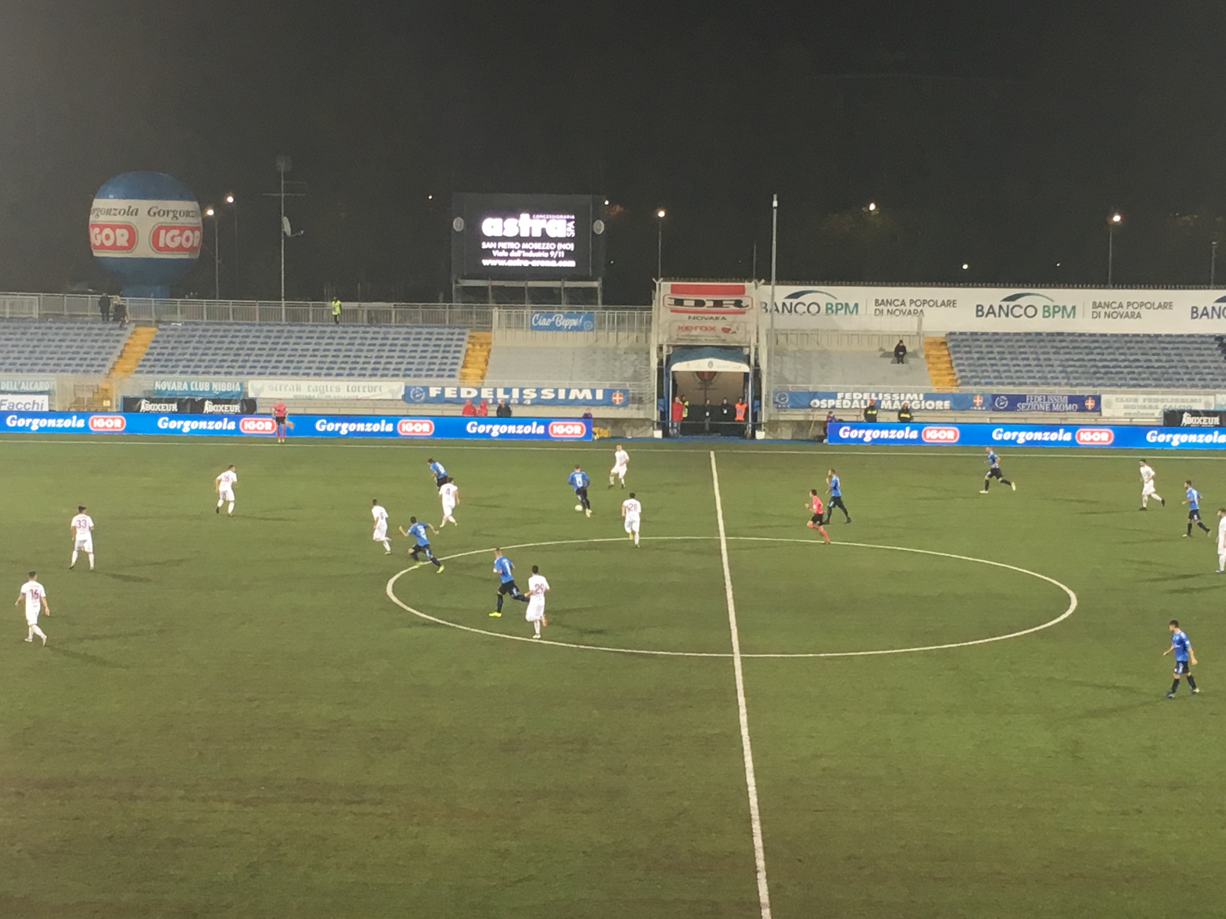 Novara calcio, inizia una settimana “normale” dopo il pari con l’Arezzo