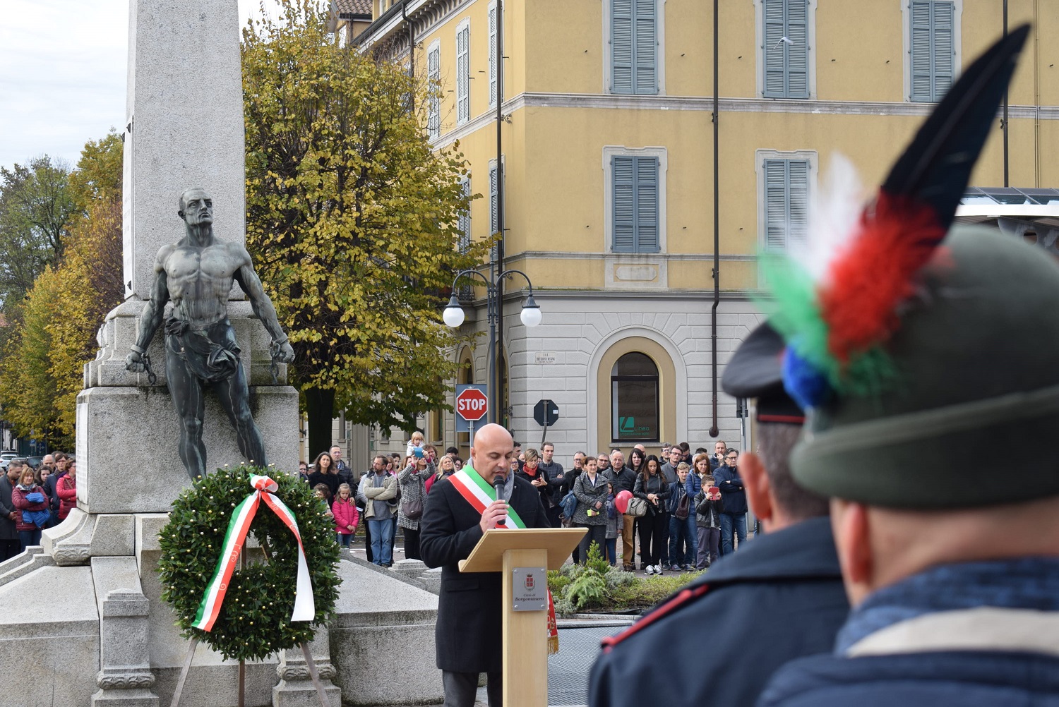 La ricorrenza del IV Novembre a Borgomanero