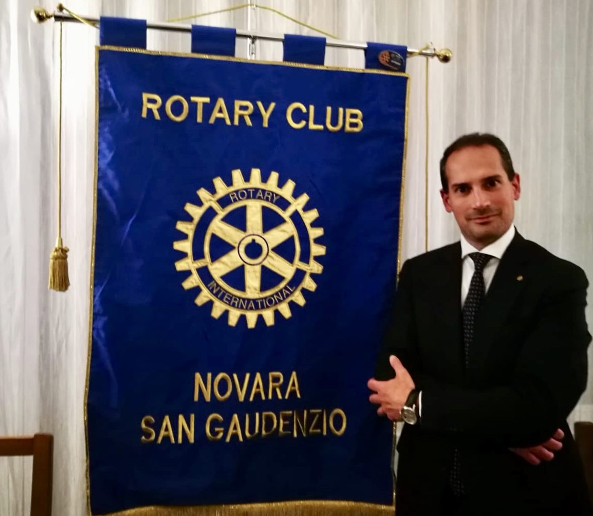 Fabio Magnoni nuovo presidente del Rotary Club Novara San Gaudenzio