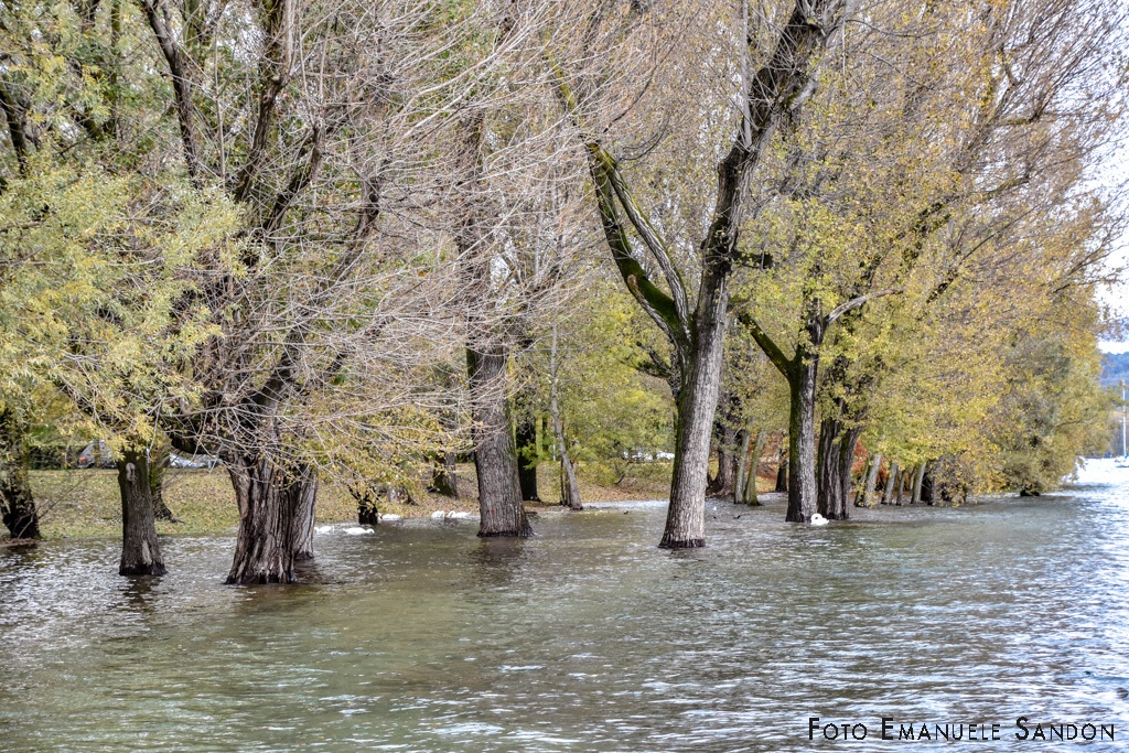 Arona a rischio esondazione: chiuse le vie che portano al lago