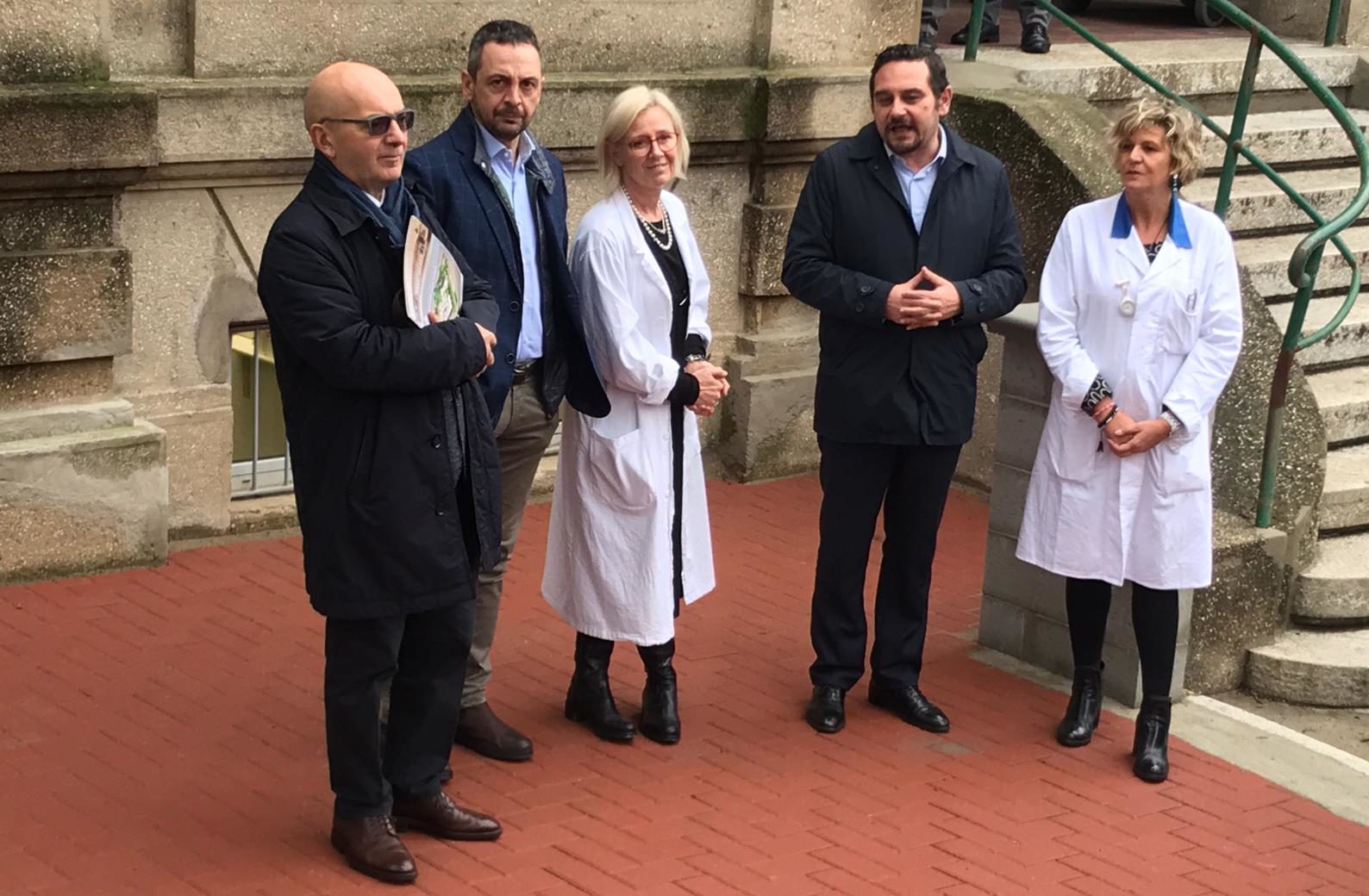 Ospedale Maggiore: nuovo giardino per Psichiatria e sala d’aspetto della struttura di Oncologia