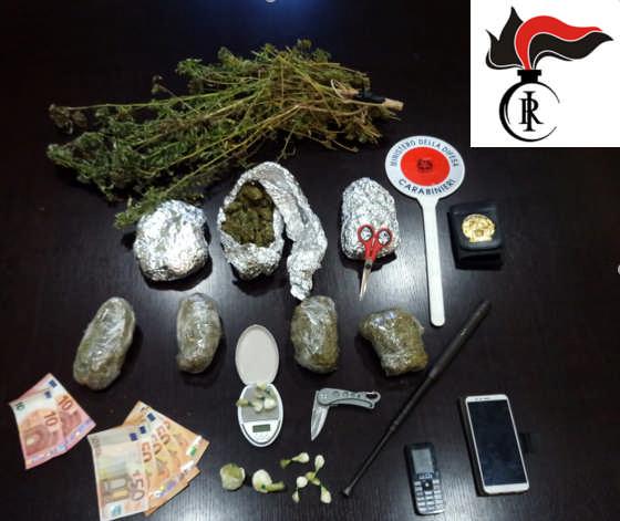 Operazione dei Carabinieri: un arresto e mezzo chilo di droga sequestrata