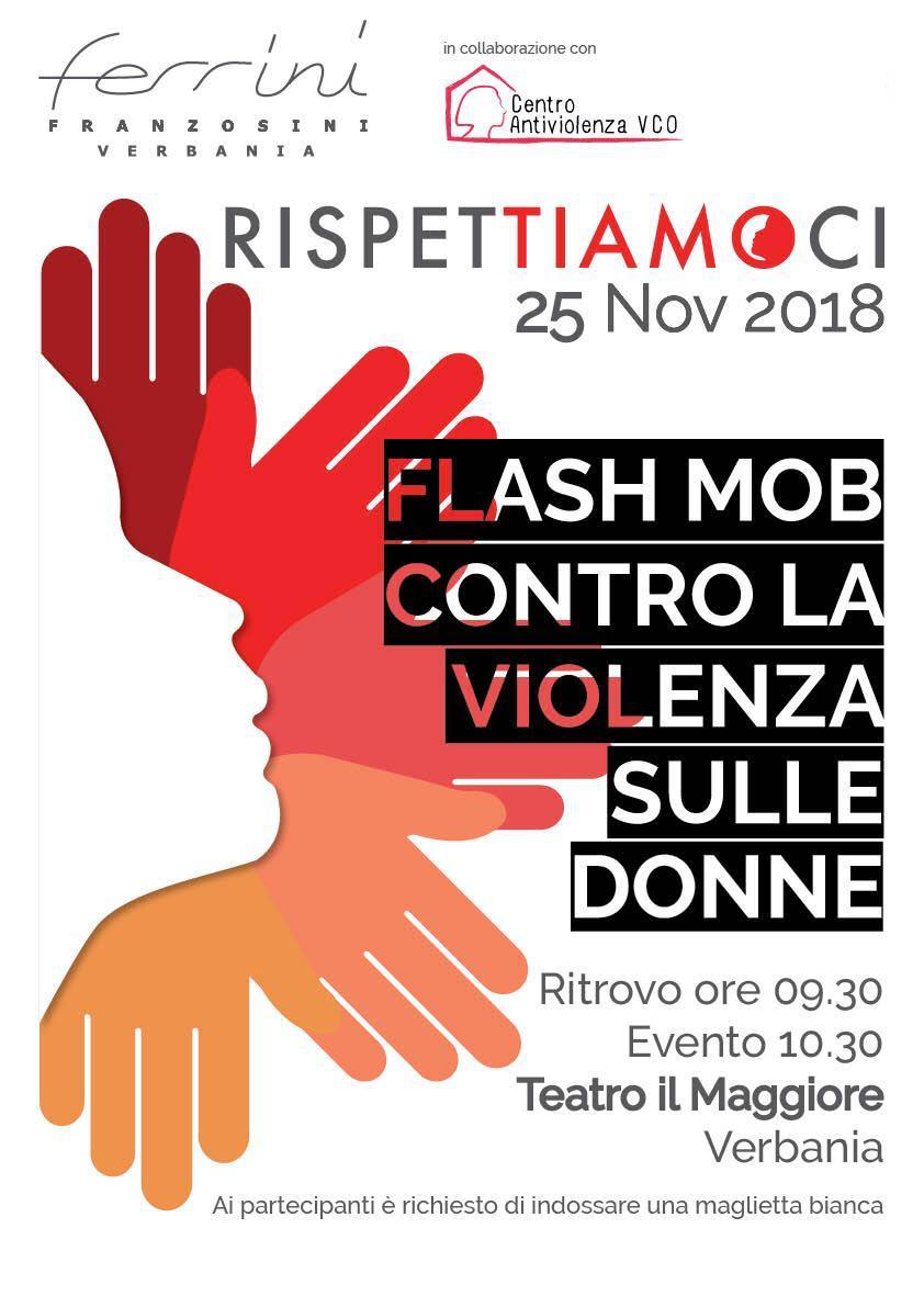 A Verbania un Flash Mob per dire no alla violenza sulle donne