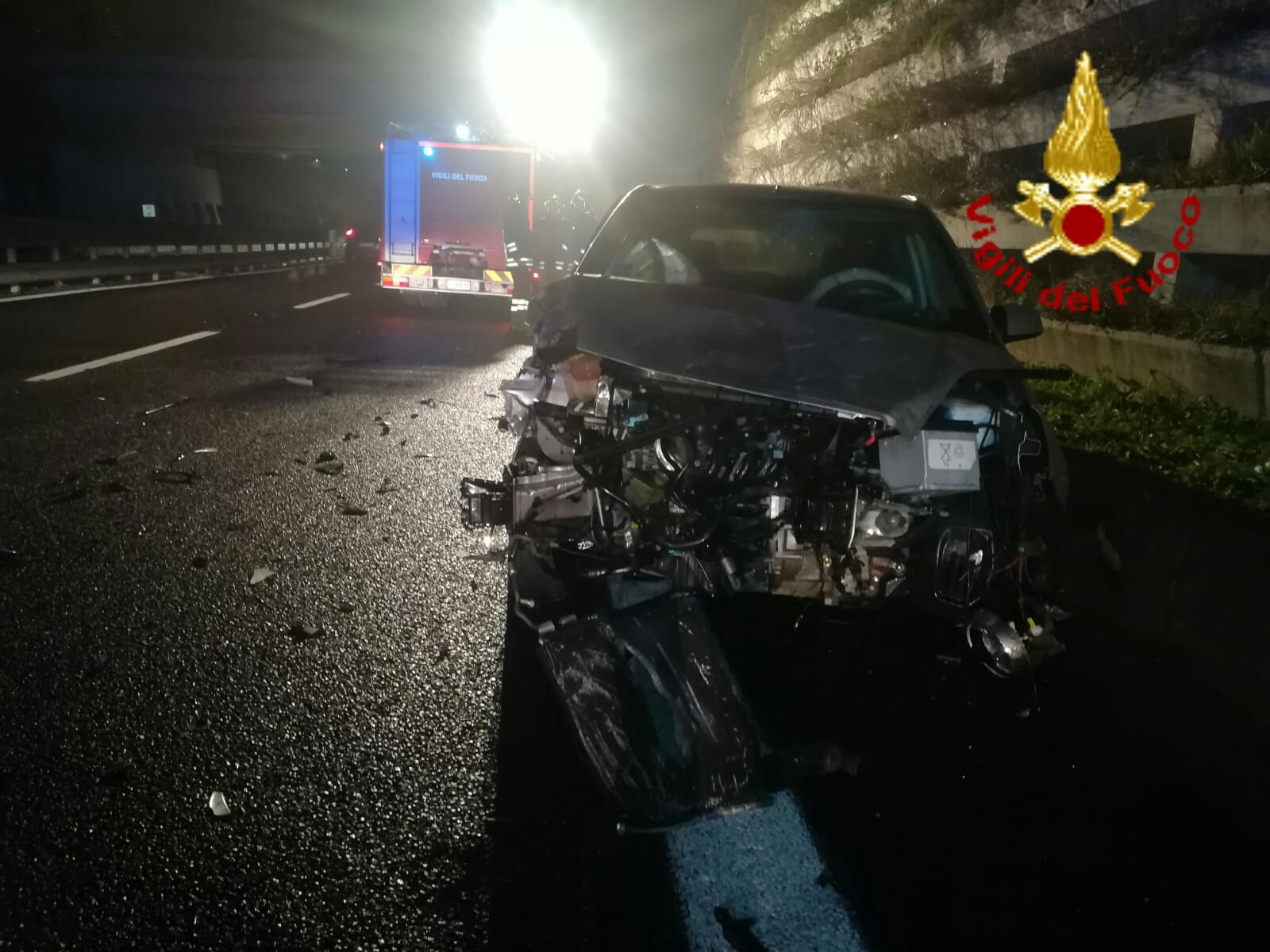 Incidente in tangenziale con tre auto coinvolte