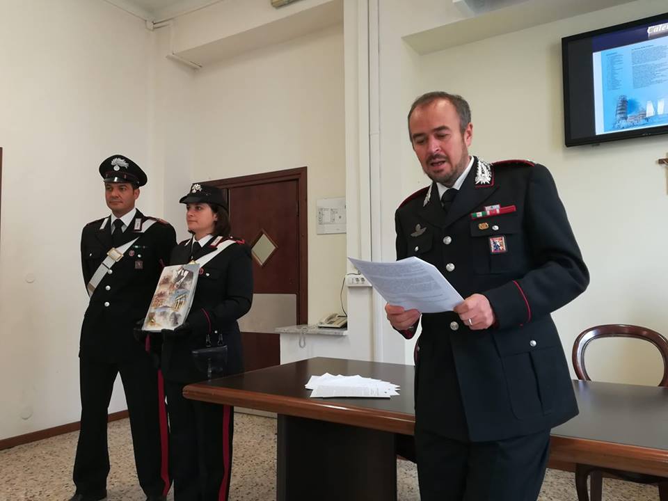 Presentato il calendario storico 2019 dell’Arma dei Carabinieri