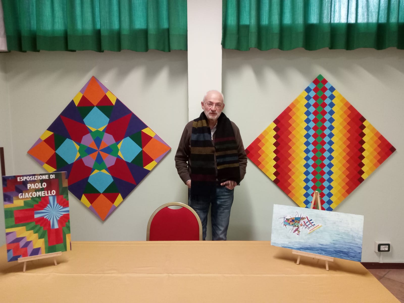 Geometrie di Paolo Giacomello in mostra al Chiostro a Intra