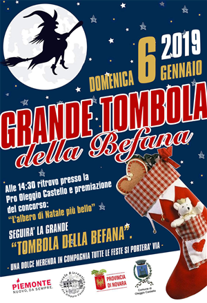 Pro Oleggio Castello, il 6 “Grande tombola della Befana”