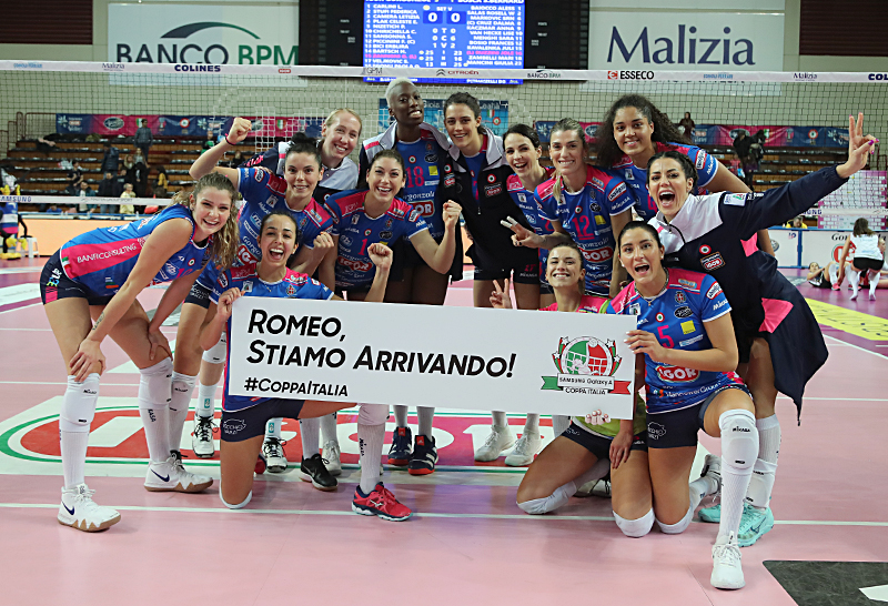Igor Volley vittoria con Cuneo: è Final Four di Coppa Italia