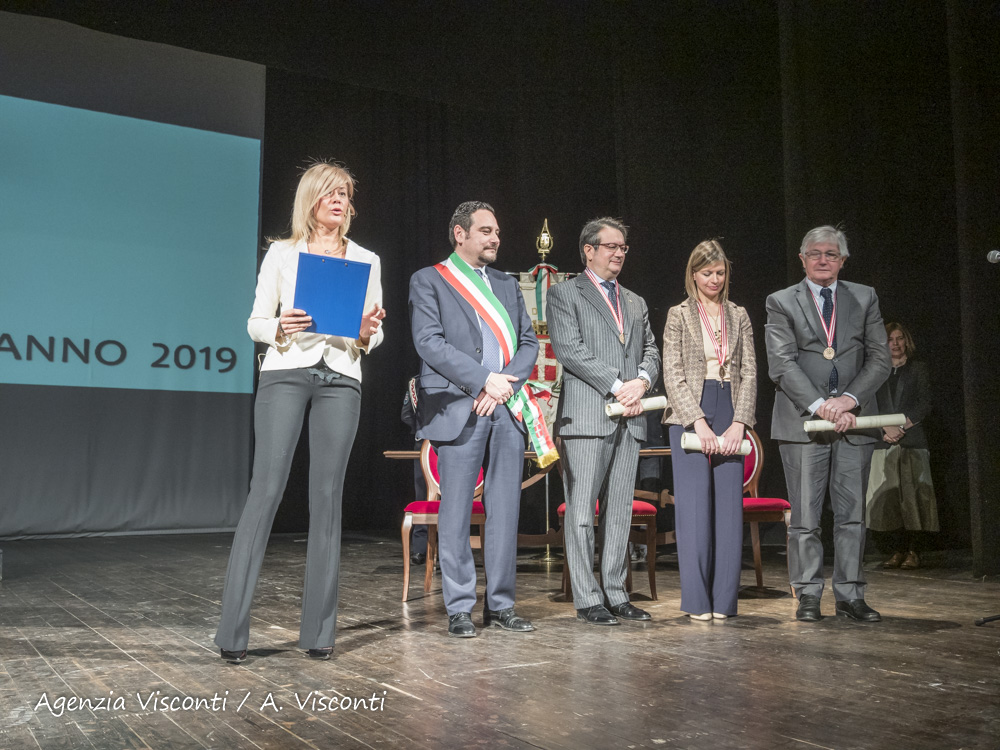 La premiazione dei Novaresi dell’Anno 2019 a Martelli, Pirali e Robiglio