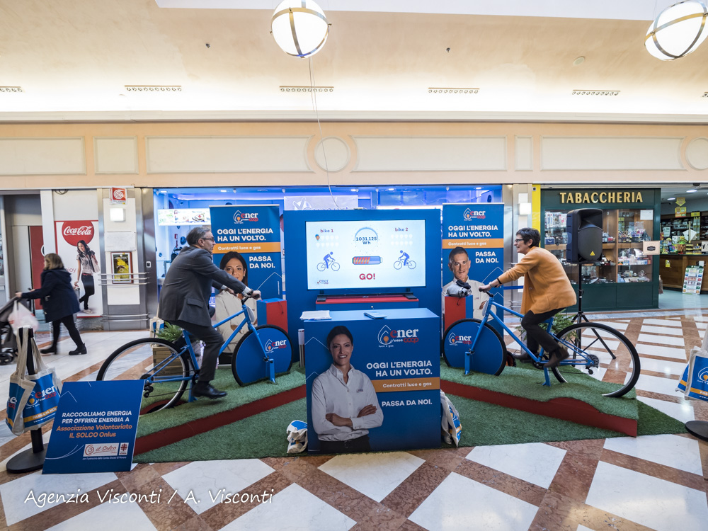 Novara: una pedalata a favore de Il Solco con il roadshow di EnerCasa Coop
