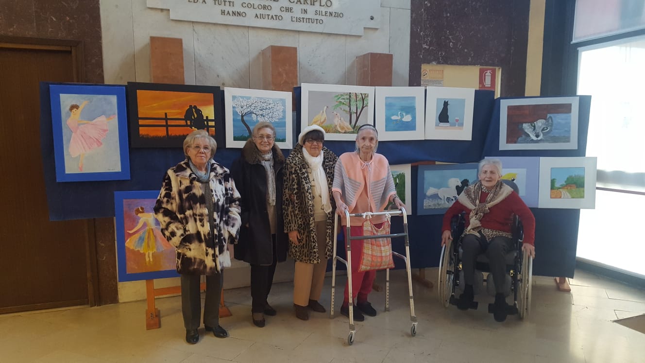Novara: alla Divina Provvidenza una mostra d’arte realizzata dagli ospiti grazie al Centro culturale La Canonica