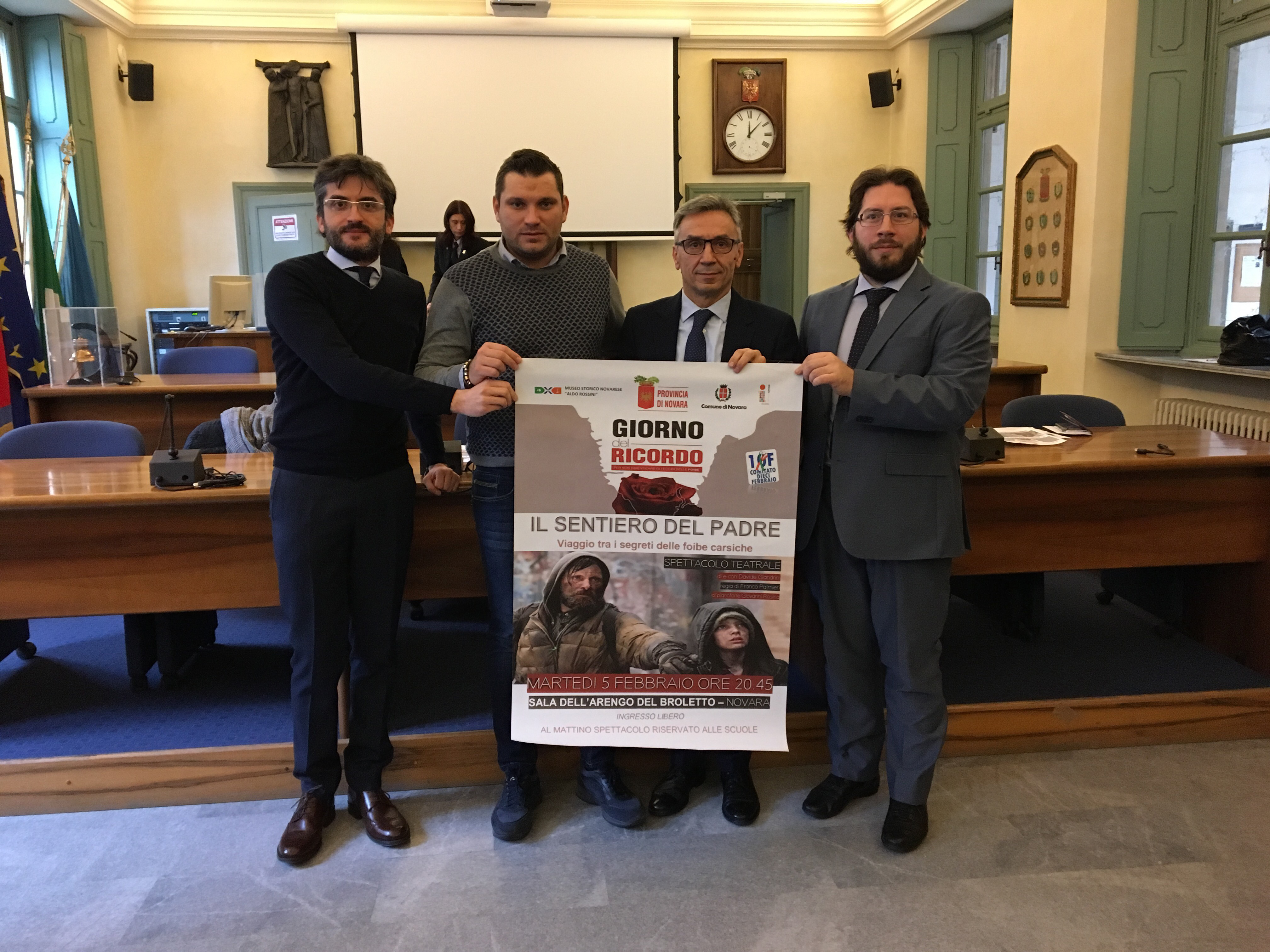 Foibe, uno spettacolo per non dimenticare il 5 febbraio al Broletto