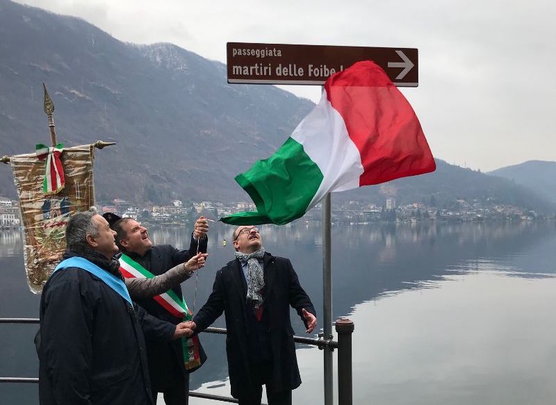 Omegna, intitolata una passeggiata ai Martiri delle Foibe