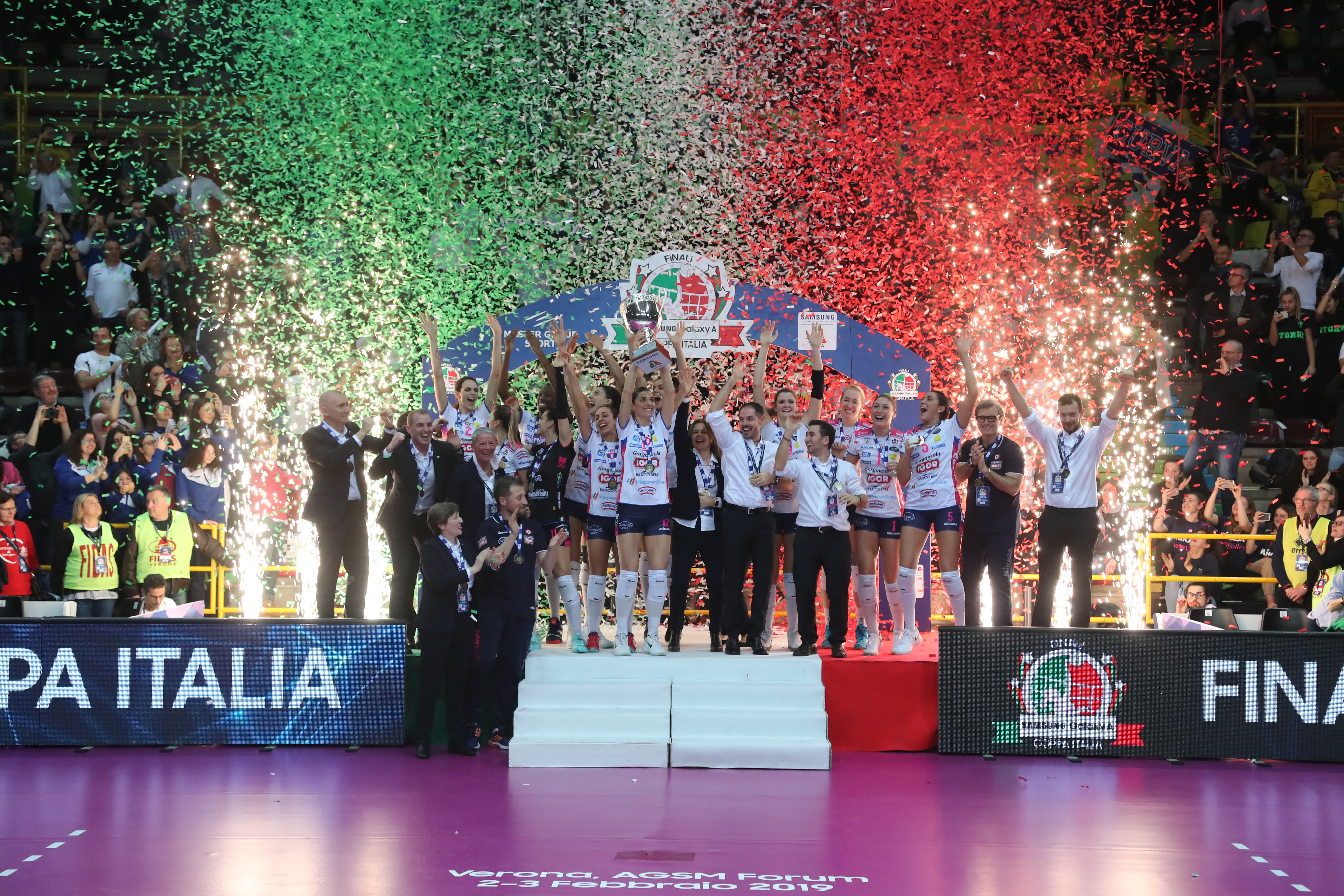 Igor Volley Novara è trionfo in Coppa Italia: superata in finale Conegliano al tie break