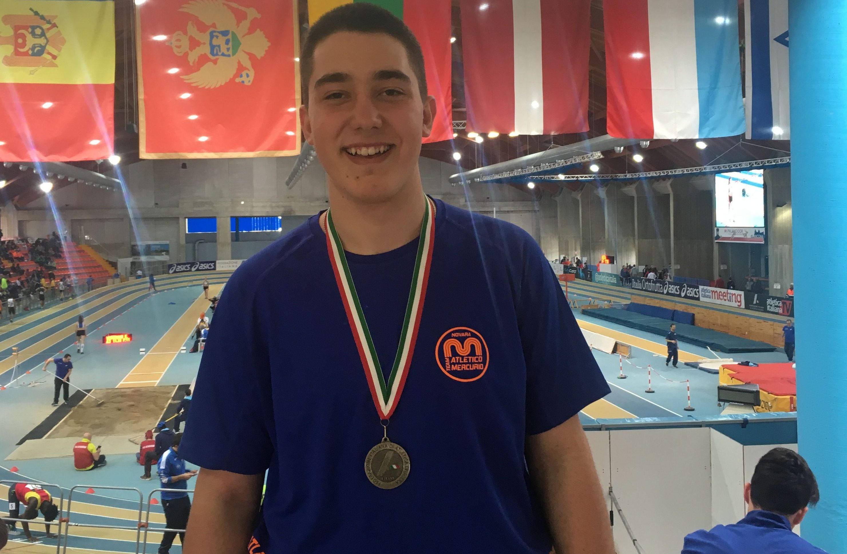 Team Atletico Mercurio, Andrea Baracco ottavo agli Italiani indoor
