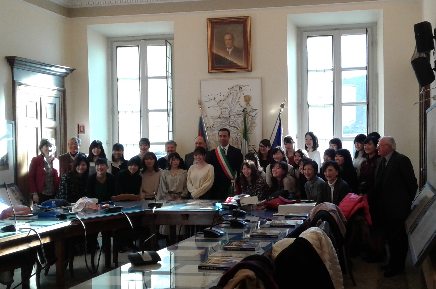 Studentesse giapponesi in visita a Domodossola