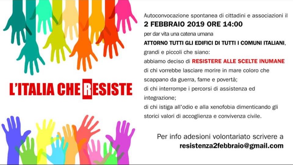 Anche a Novara sabato “L’Italia che resiste”: appuntamento davanti al Comune