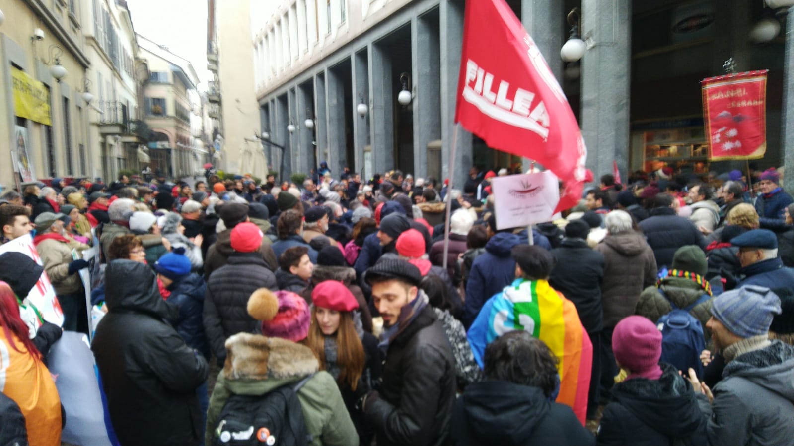 In tanti hanno partecipato a Novara a “L’Italia che resiste”