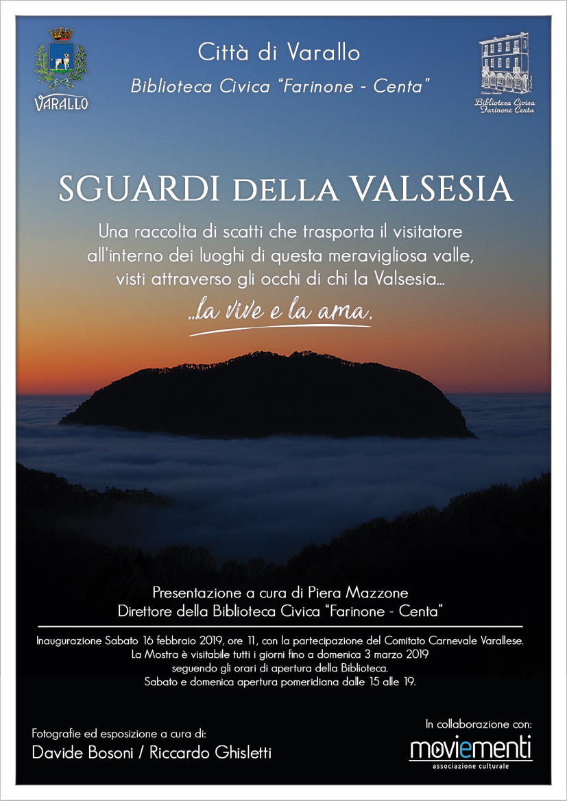 Sabato 16 febbraio si inaugura la mostra fotrografica di Bosoni e Ghisletti “Sguardi della Valsesia”