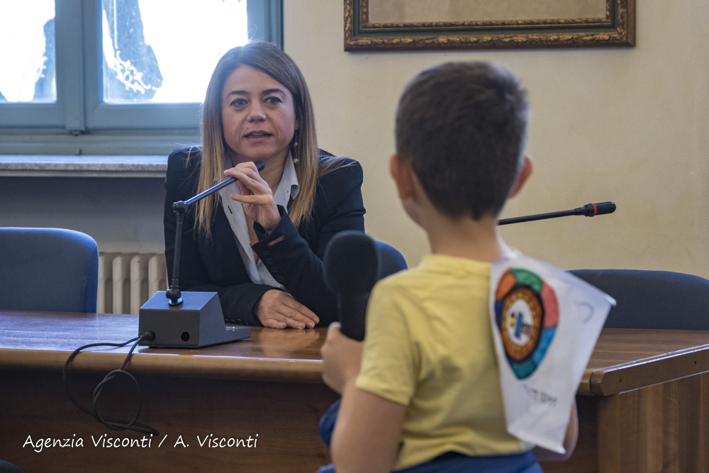 Manifestazione dei ragazzi a Novara per FridaysForFuture