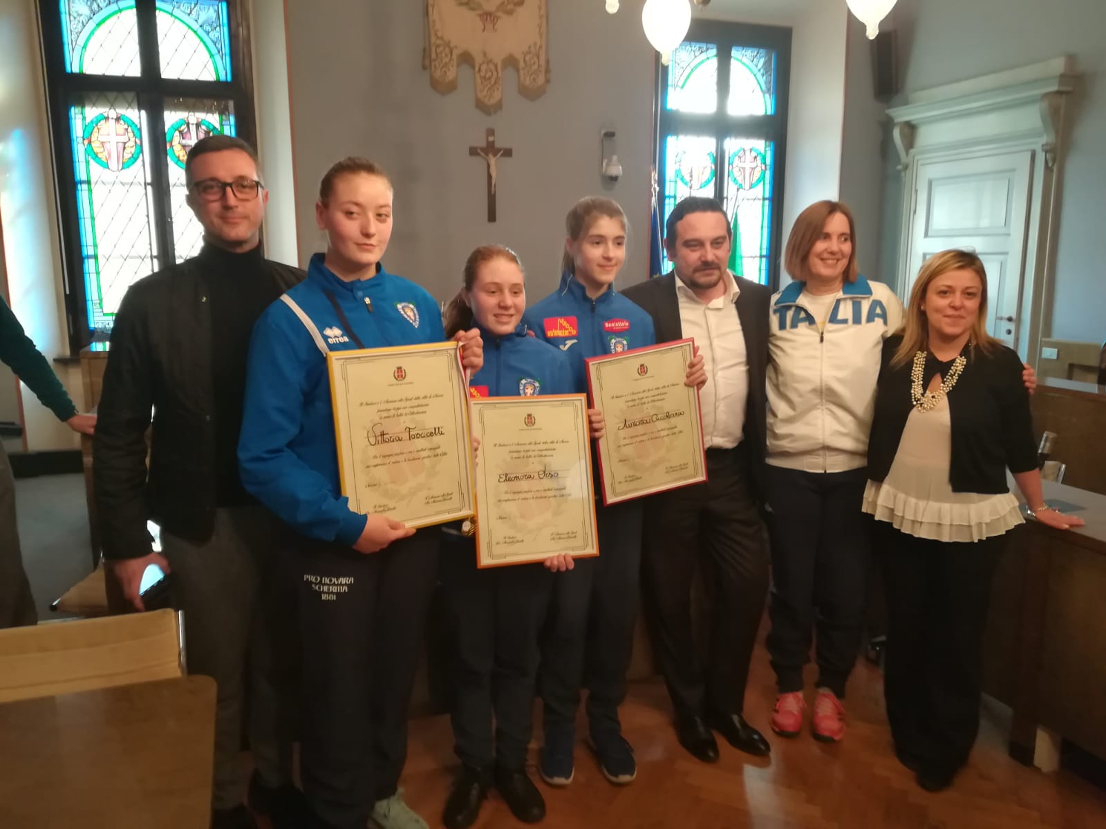 Pro Novara Scherma Under 14 campionesse d’Italia