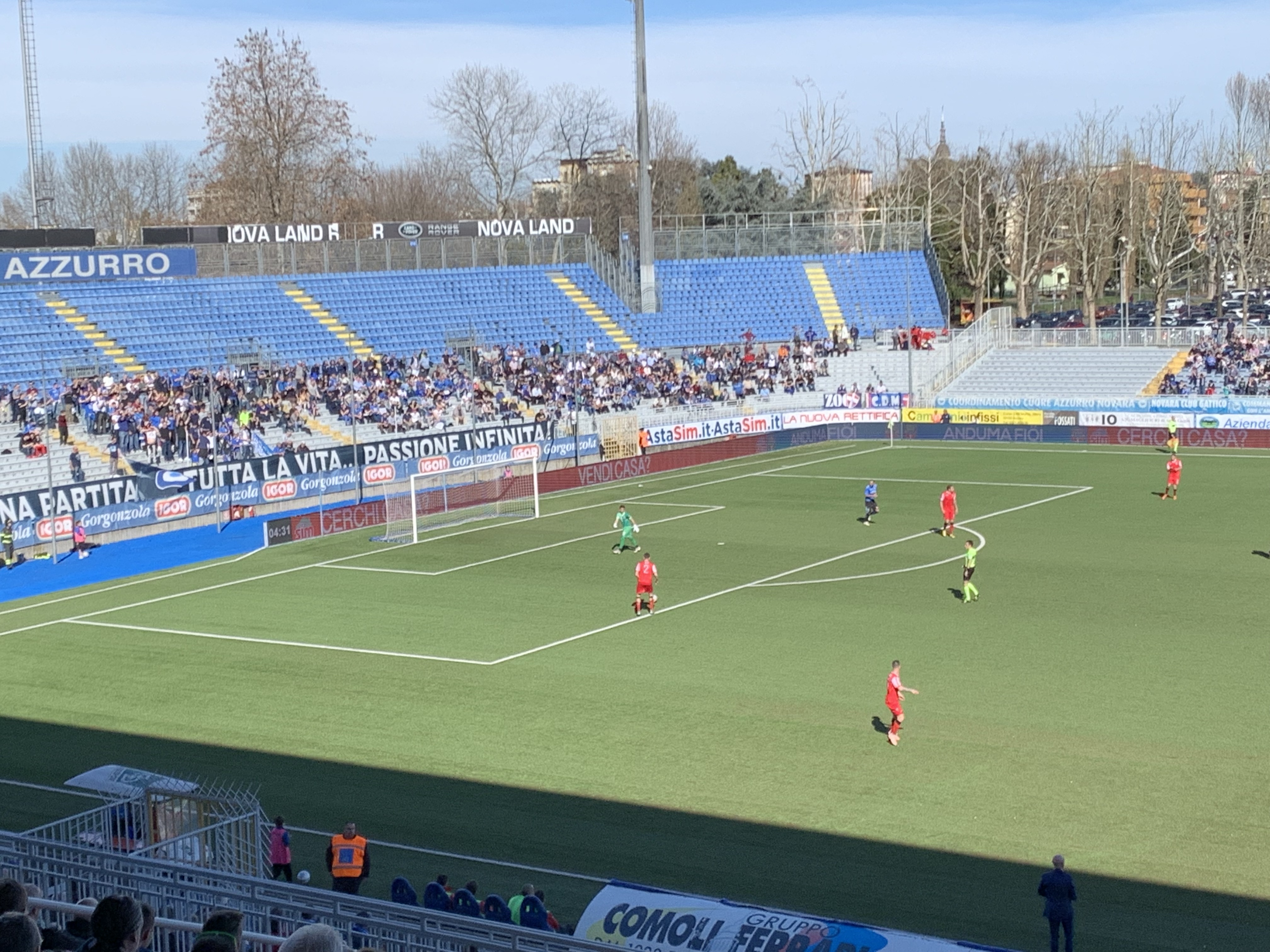 Il Cuneo passeggia a Novara: clamorosa vittoria per 3 a 1