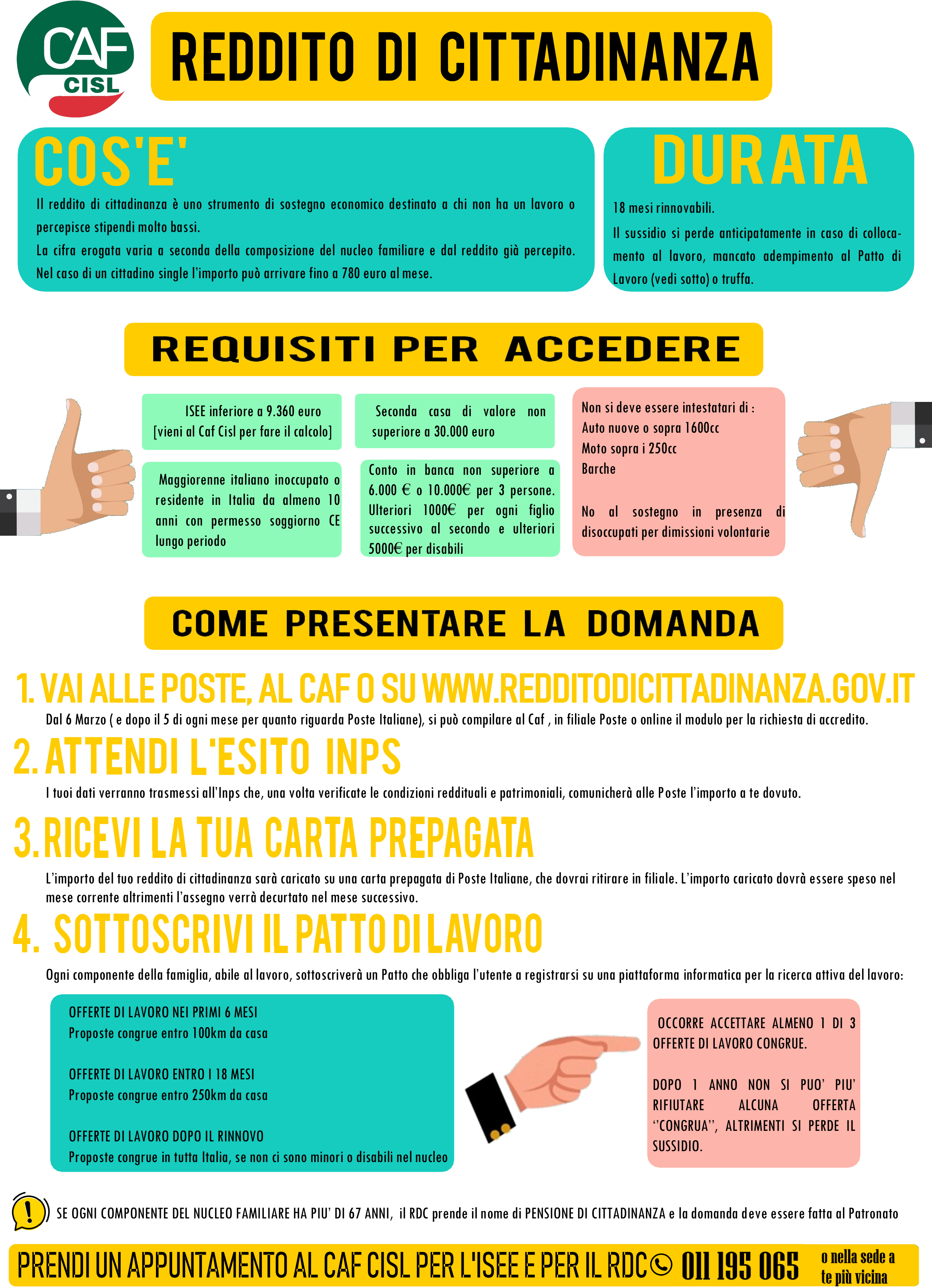 Reddito di cittadinanza, nessun assalto agli sportelli dei caf novaresi. Ecco come richiederlo