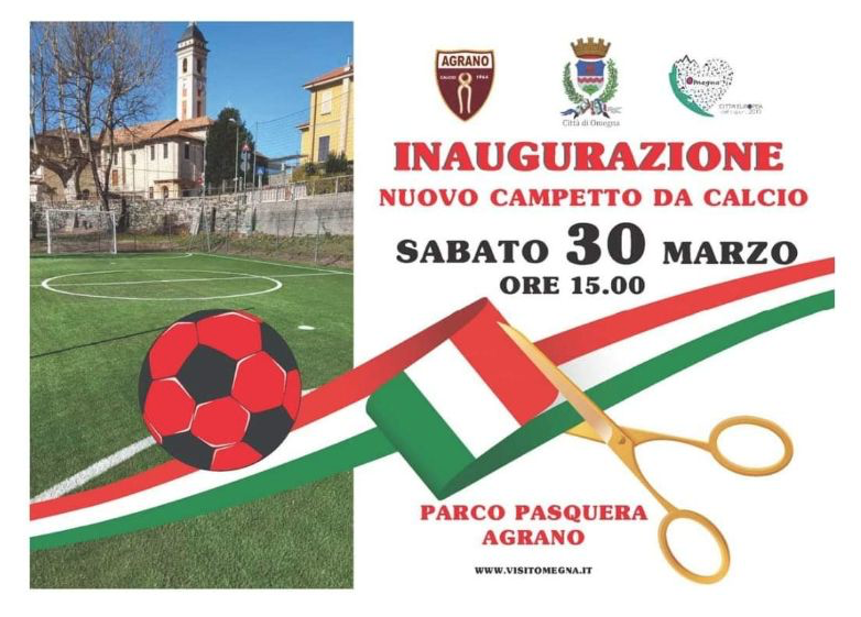 Ad Agrano di Omegna si inaugura il nuovo campetto da calcio
