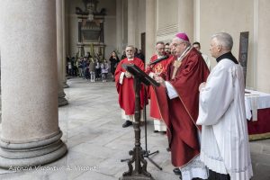 La Domenica delle Palme in Duomo a Novara con il Vescovo Franco Giulio Brambilla