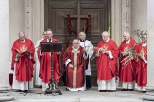 La Domenica delle Palme in Duomo a Novara con il Vescovo Franco Giulio Brambilla
