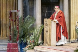 La Domenica delle Palme in Duomo a Novara con il Vescovo Franco Giulio Brambilla