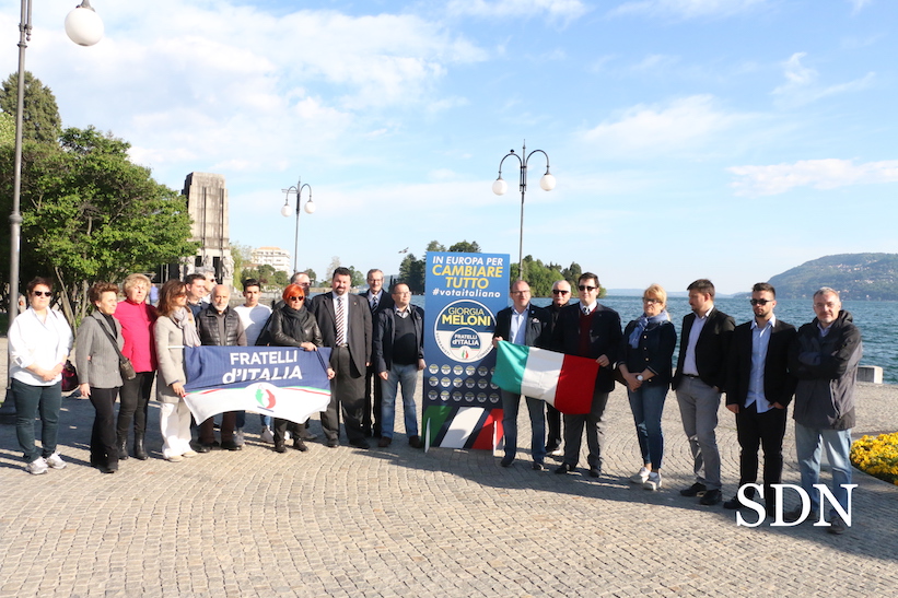 A Verbania presentata la lista di Fratelli d’Italia a sostegno di Giandomenico Albertella
