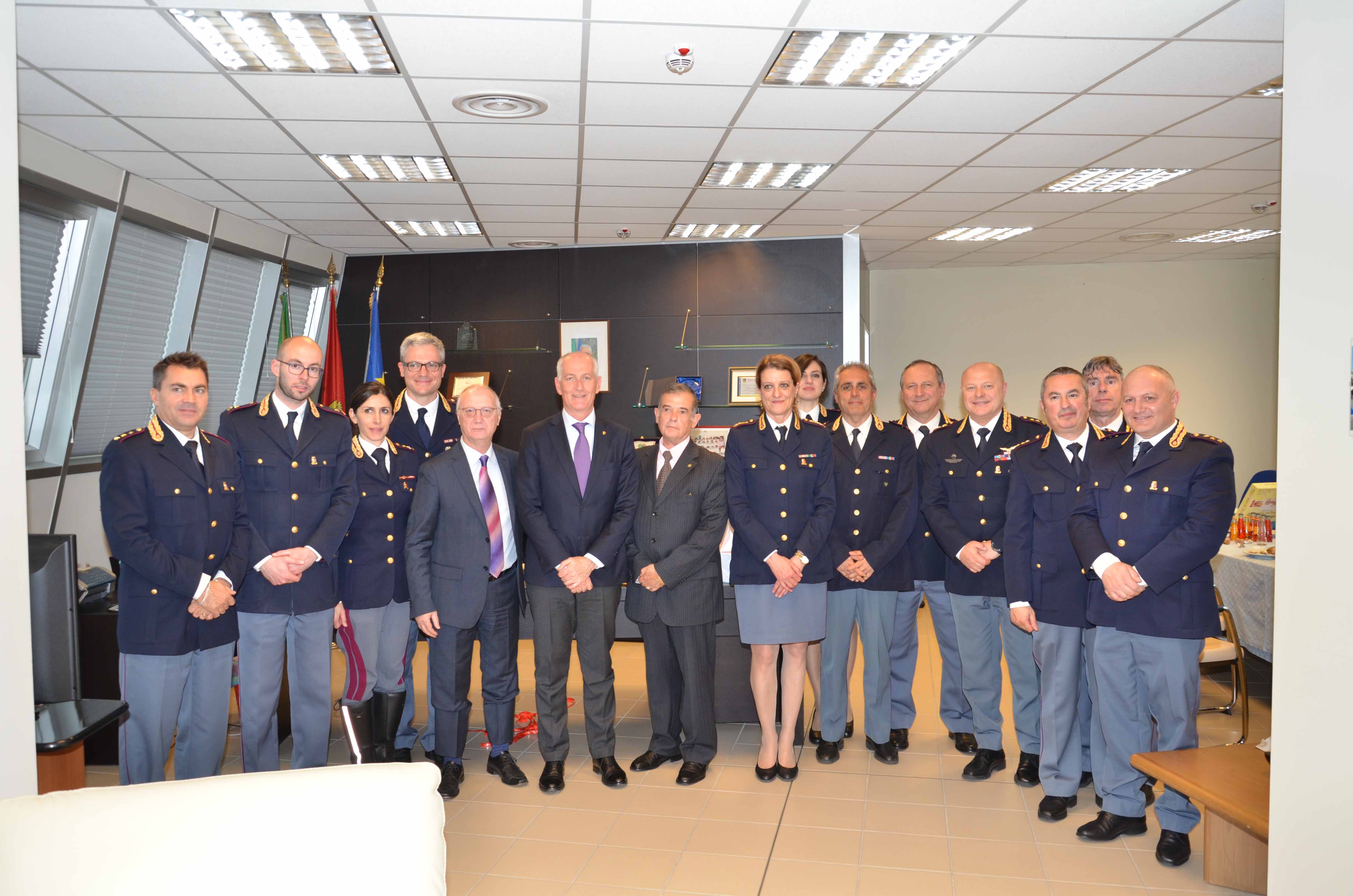 Il Capo della Polizia Gabrielli in visita alla Questura di Verbania