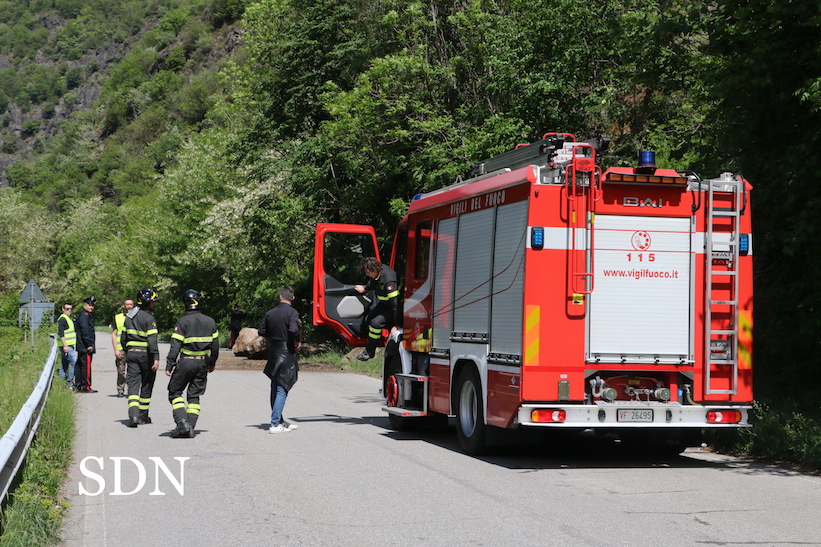 Frana a Mergozzo, lunedì i sopralluoghi della Provincia