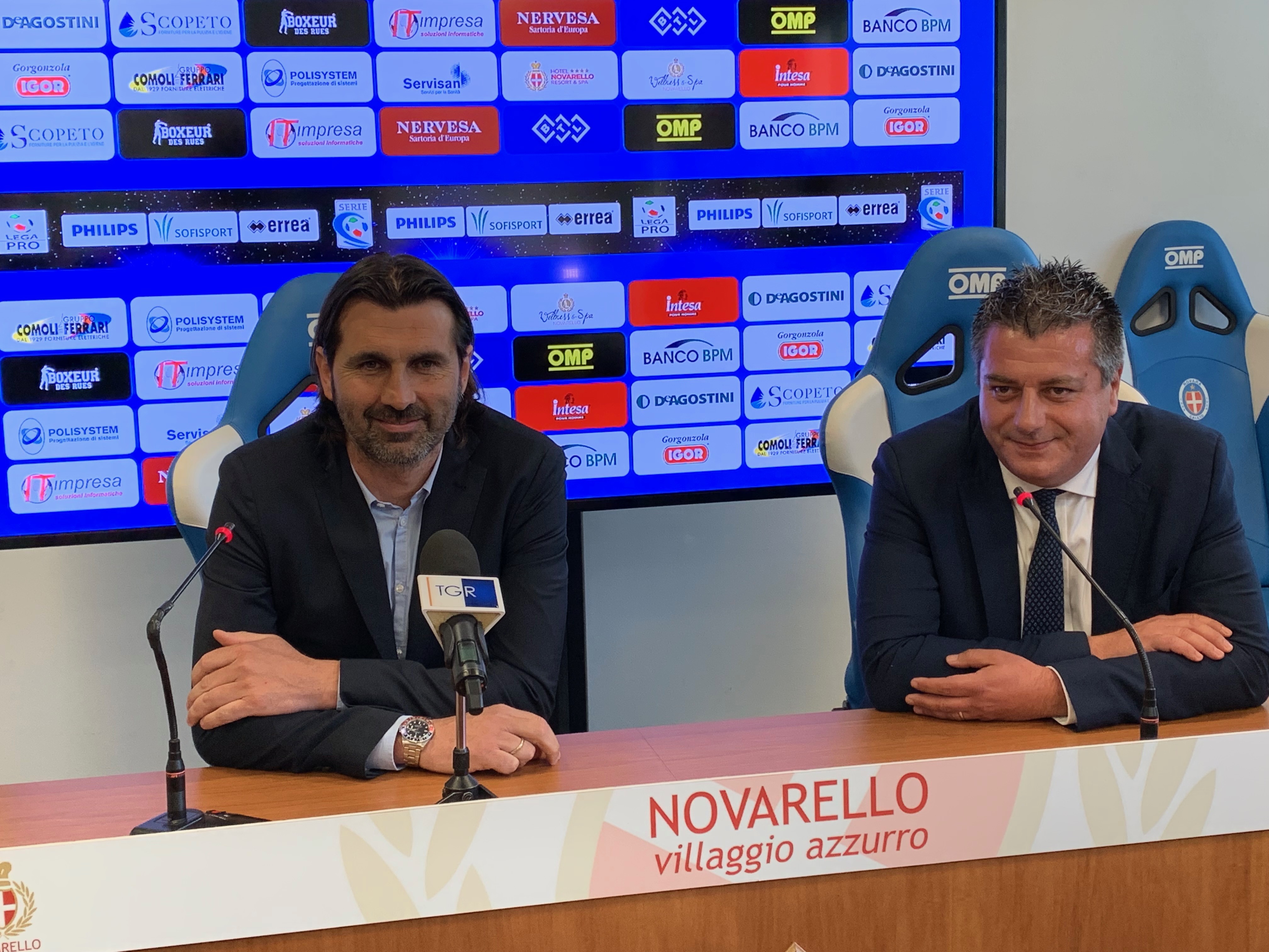 Novara calcio, il ritorno di mister Viali: «Sono qui perchè sogno di fare qualcosa di importante»