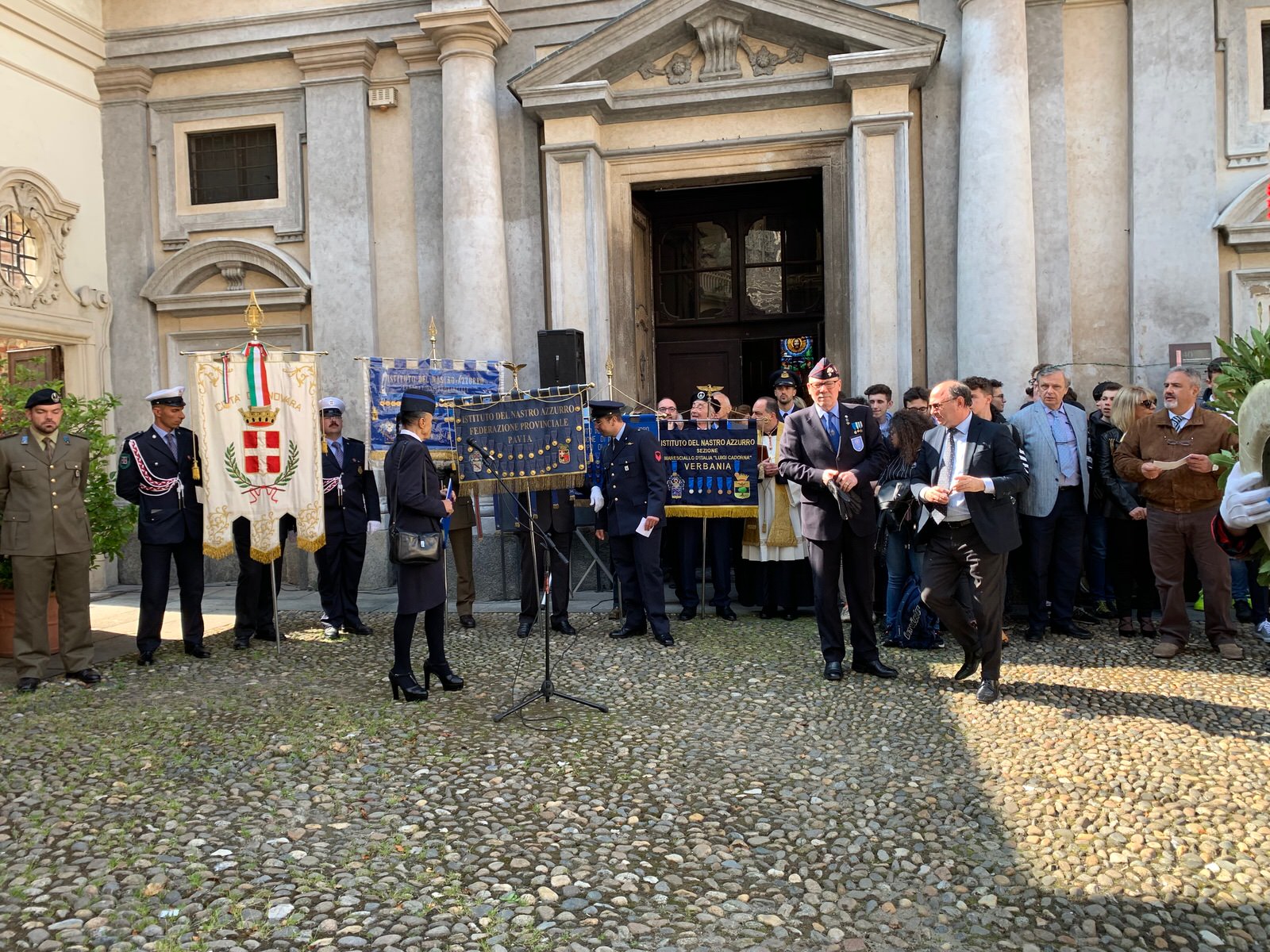 Cerimonia Nastro Azzurro a Novara