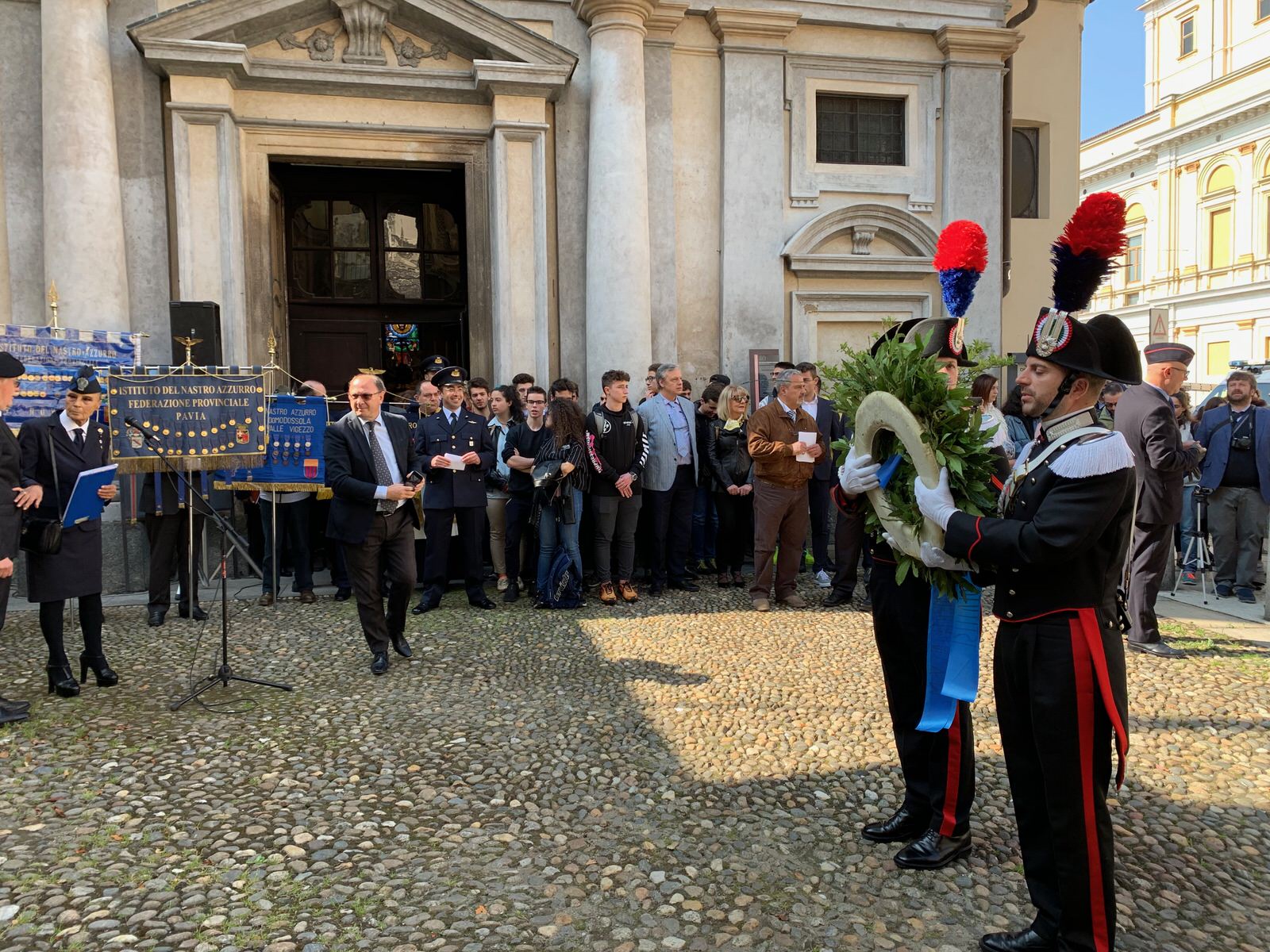 Cerimonia Nastro Azzurro a Novara