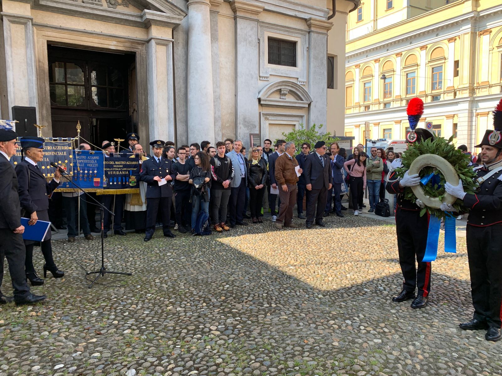 Cerimonia Nastro Azzurro a Novara