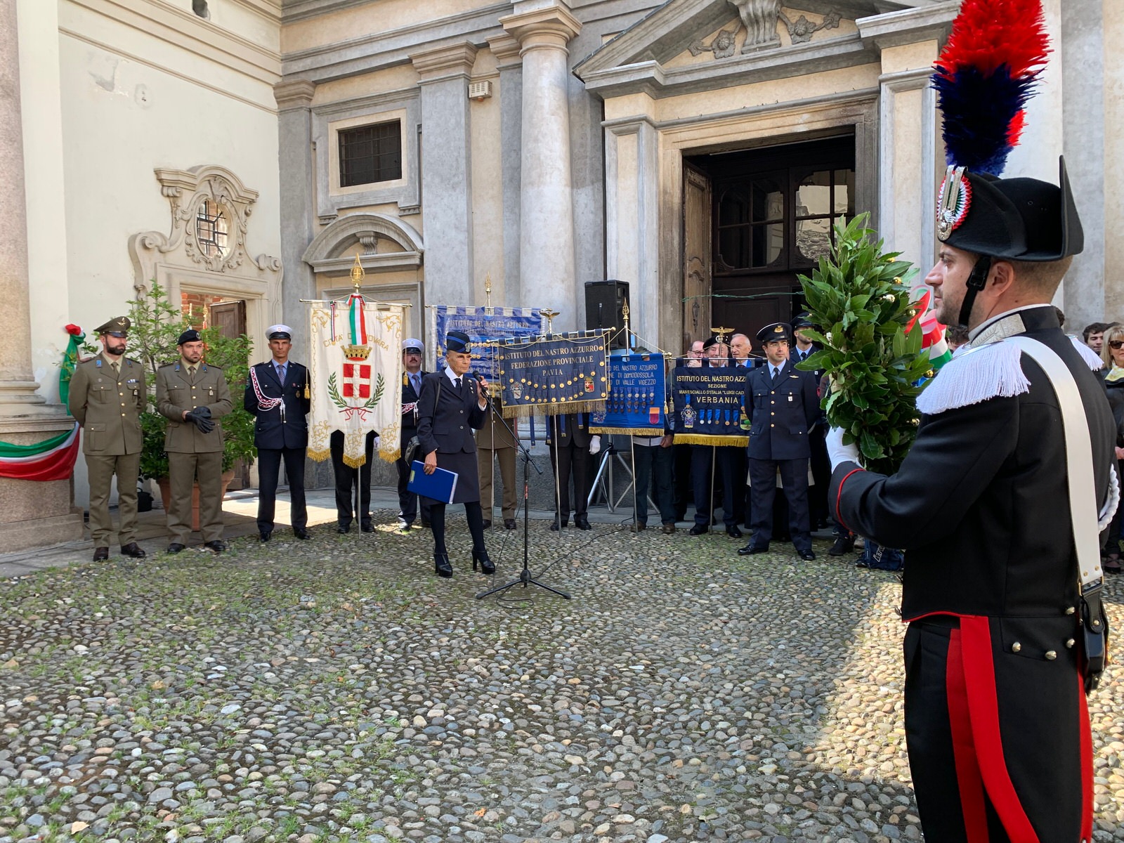 Cerimonia Nastro Azzurro a Novara
