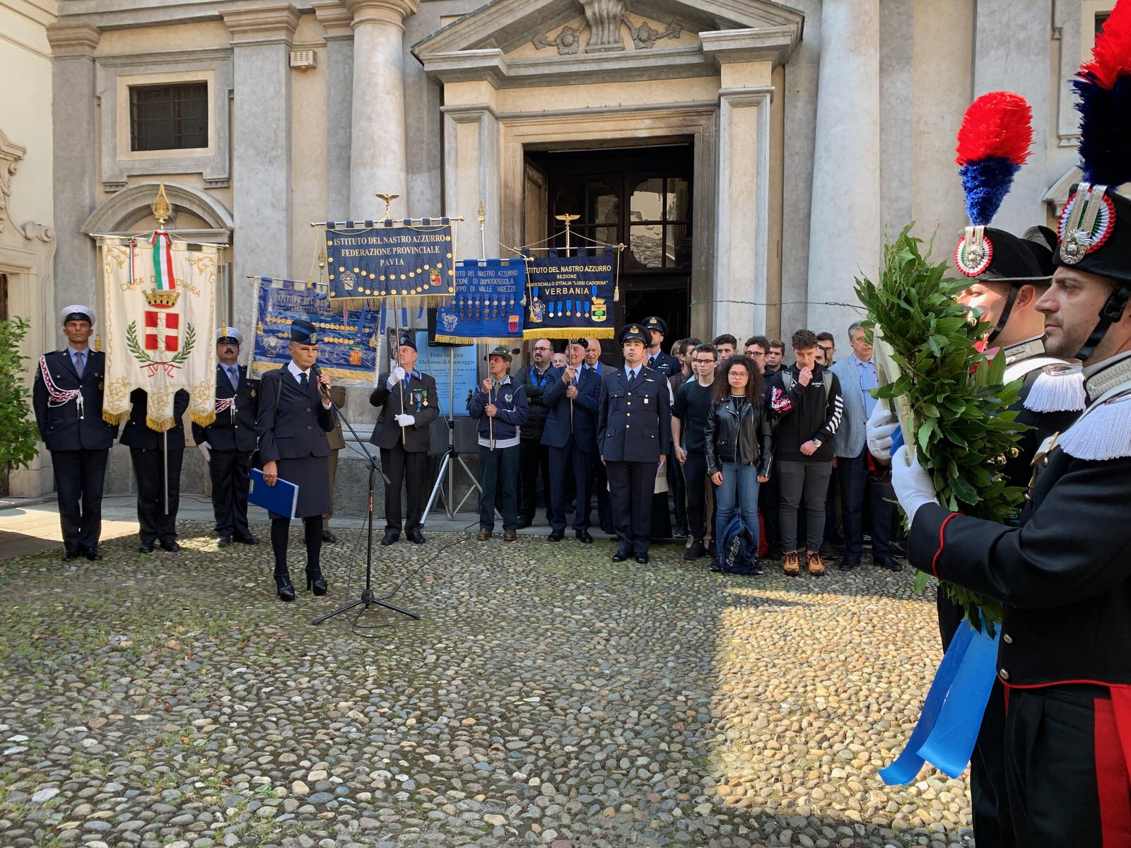 Cerimonia Nastro Azzurro a Novara