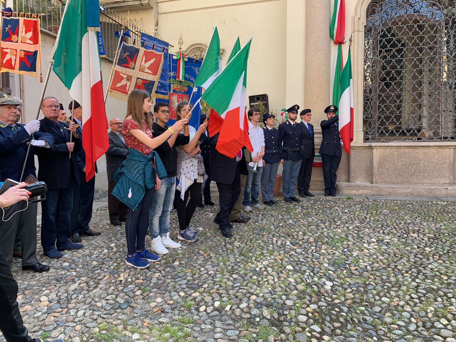 Cerimonia Nastro Azzurro a Novara